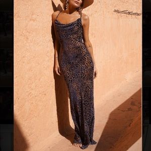 Jasmine leopard dress